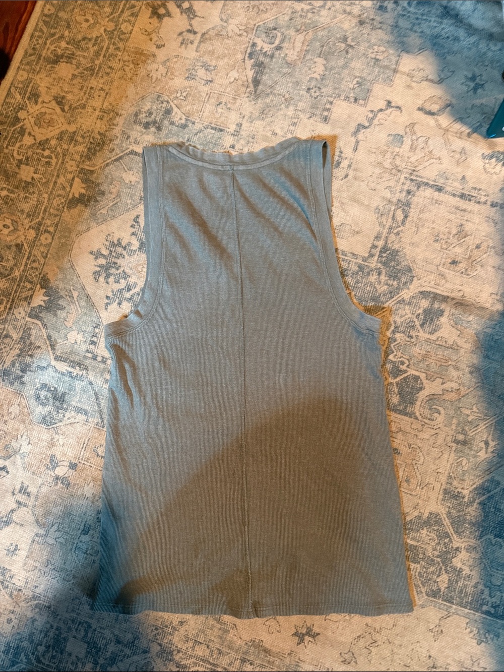 aerie Olive Ribbed Racerback Tank - Picture 3 of 3